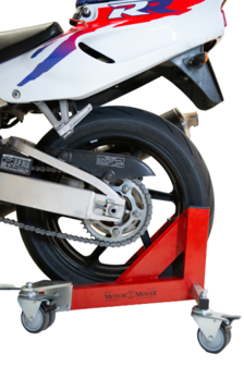 Motor-Mover Motorrad f&uuml;r Hinterrad | Doppelr&auml;der &bdquo;de Luxus&ldquo;.