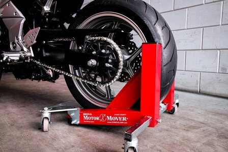 Motor-Mover Motorrad Rangierhilfe Hinterrad | Doppelrollen Kugelgelagert