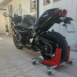 Motor-Mover Motorrad Rangierhilfe Hinterrad | Doppelrollen Kugelgelagert